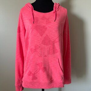 Under Armour Pink Pullover Hoodie Sweatshirt